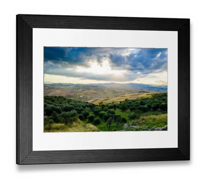 Framed Print : Hills of Basilicata Framed Print : Hills of Basilicata