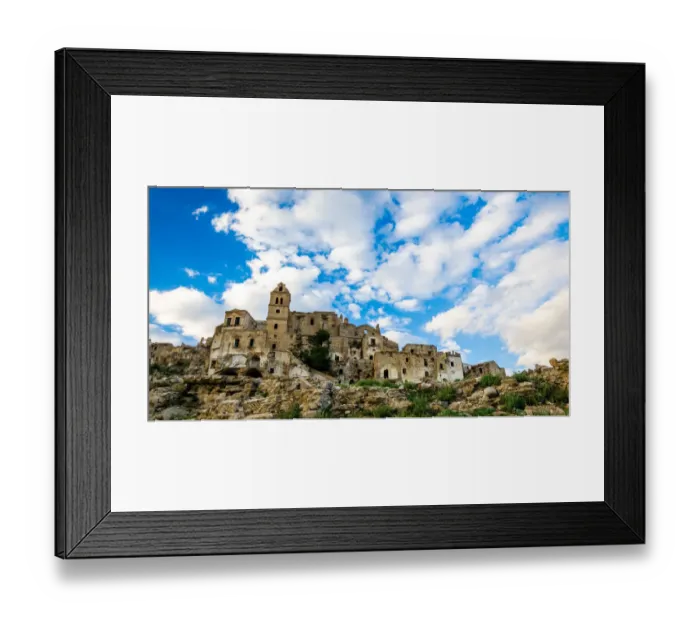 Framed Print : Craco - The ghost town Framed Print : Craco - The ghost town
