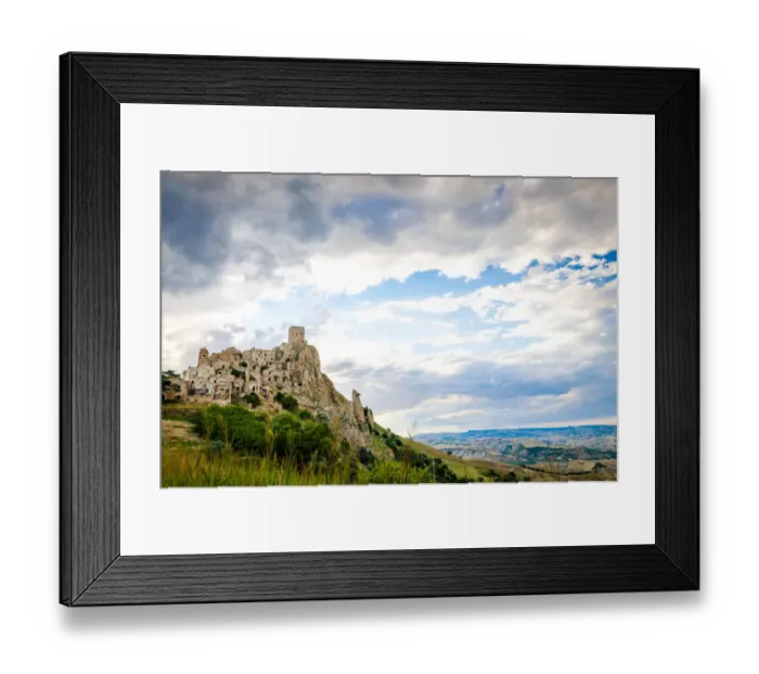Framed Print : Craco - The ghost town Framed Print : Craco - The ghost town