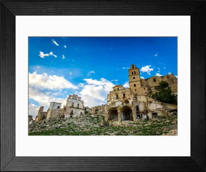 Framed Print : Craco - The ghost town Framed Print : Craco - The ghost town