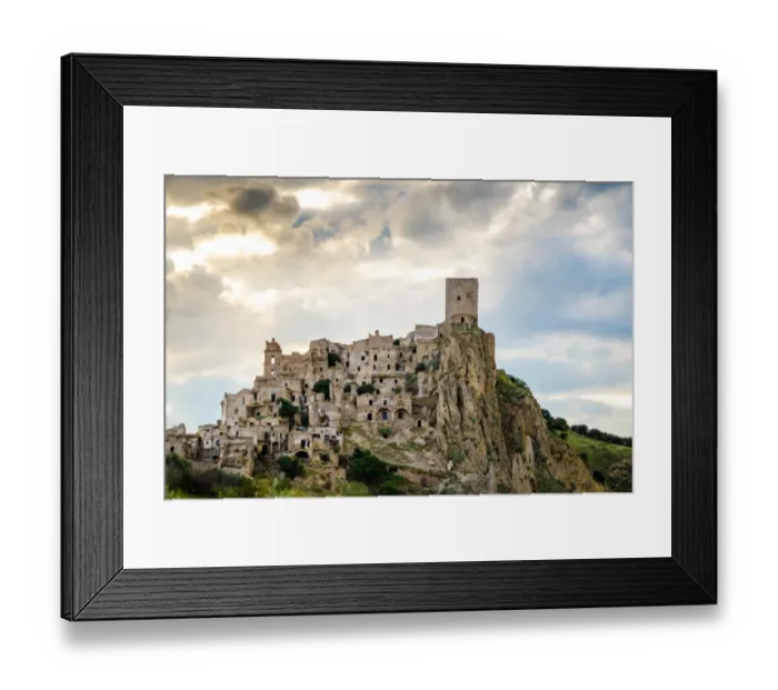 Framed Print : Craco - The ghost town Framed Print : Craco - The ghost town
