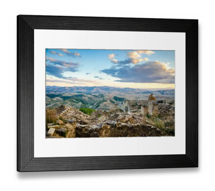 Framed Print : Craco - The ghost town Framed Print : Craco - The ghost town