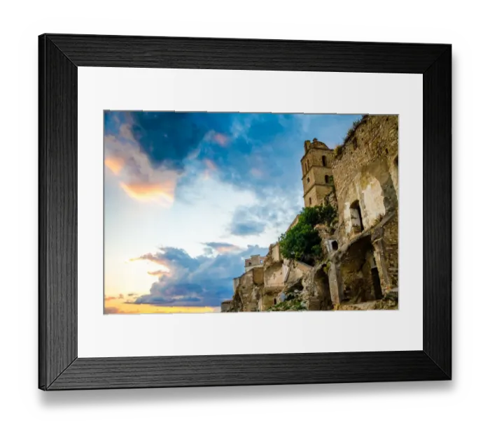 Framed Print : Craco - The ghost town Framed Print : Craco - The ghost town