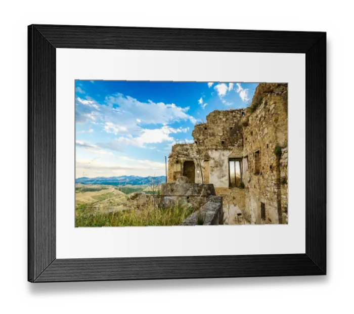 Framed Print : Craco - The ghost town Framed Print : Craco - The ghost town
