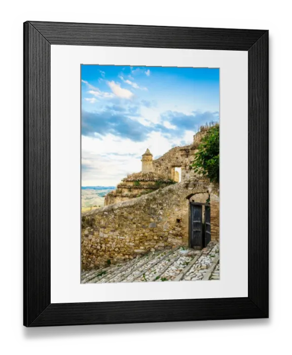 Framed Print : Craco - The ghost town Framed Print : Craco - The ghost town