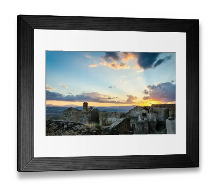 Framed Print : Craco - The ghost town Framed Print : Craco - The ghost town