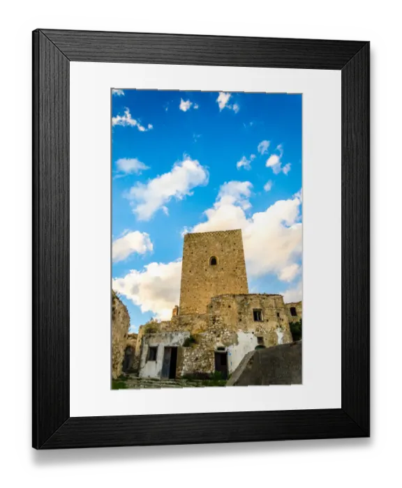 Framed Print : Craco - The ghost town Framed Print : Craco - The ghost town