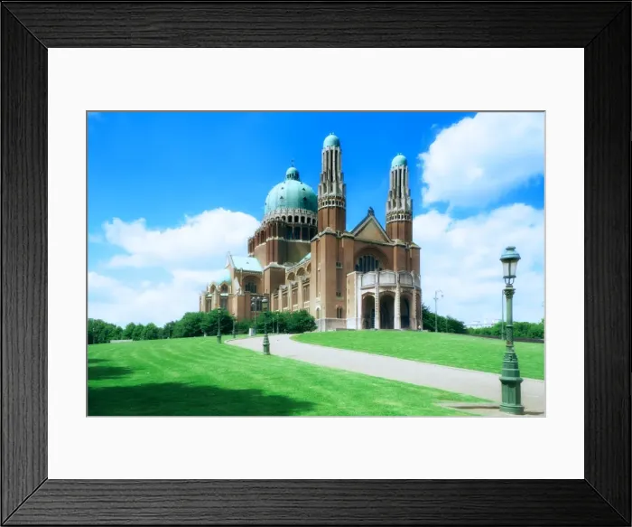 Framed Print : Basilica of the Sacred Heart of Brussels Framed Print : Basilica of the Sacred Heart of Brussels