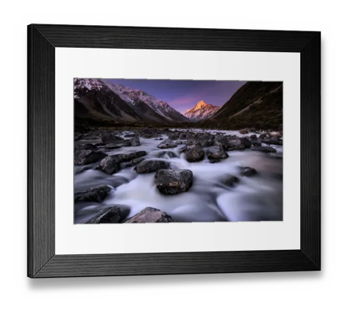 Framed Print : Mount Cook landscape Framed Print : Mount Cook landscape