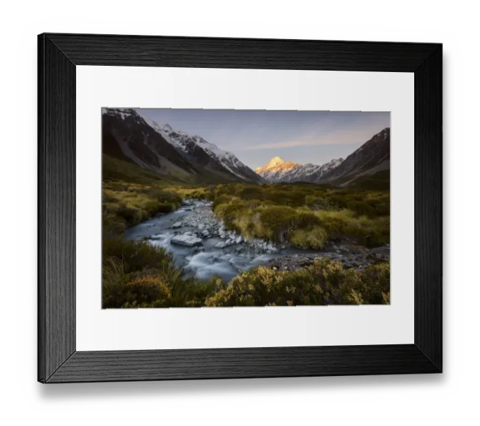 Framed Print : Mount Cook landscape Framed Print : Mount Cook landscape