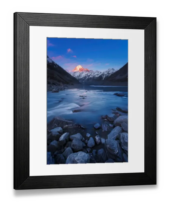 Framed Print : Hooker Valley, Mt Cook National Park Framed Print : Hooker Valley, Mt Cook National Park