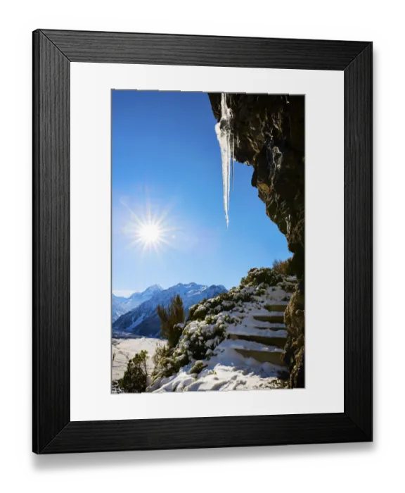 Framed Print : Icicle just after sunrise Framed Print : Icicle just after sunrise