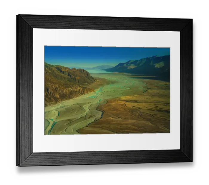 Framed Print : Hooker river Aerial, Mount-cook Aoraki National Park, south island, New Zealand Framed Print : Hooker river Aerial, Mount-cook Aoraki National Park, south island, New Zealand