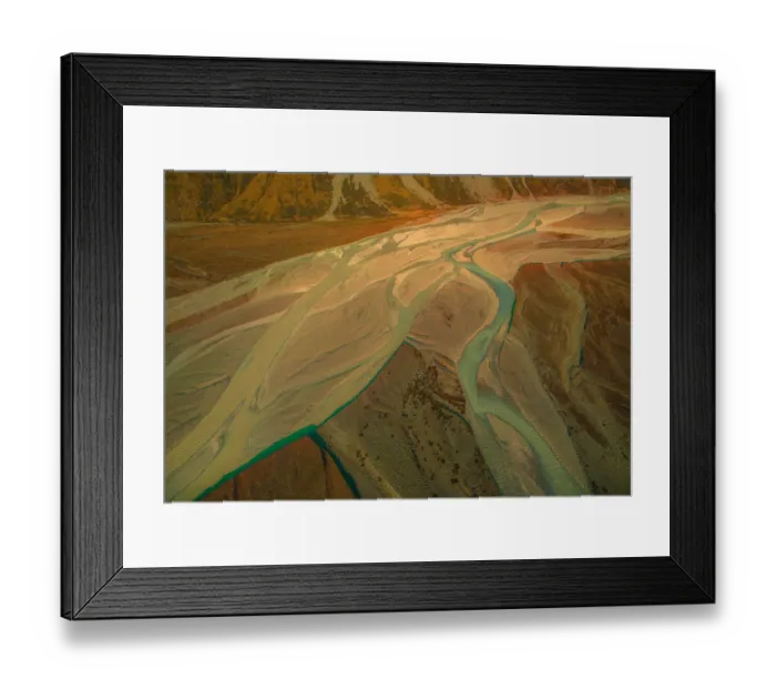 Framed Print : Hooker river Aerial, Mount-cook Aoraki National Park, south island, New Zealand Framed Print : Hooker river Aerial, Mount-cook Aoraki National Park, south island, New Zealand