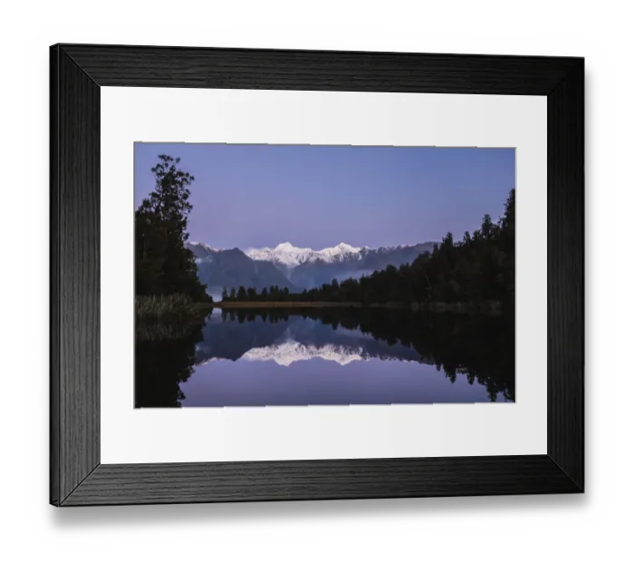 Framed Print : Lake Matheson Framed Print : Lake Matheson
