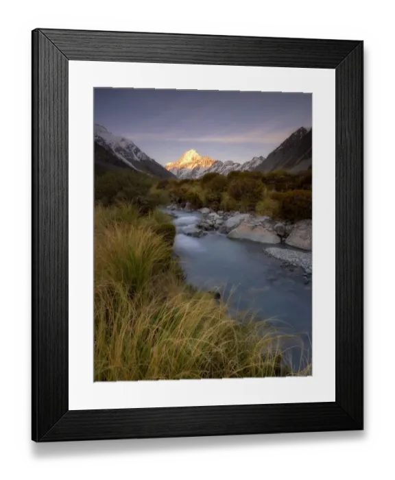 Framed Print : Mount Cook landscape Framed Print : Mount Cook landscape
