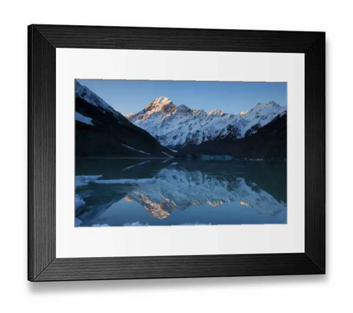 Framed Print : The Closest Look at Mt Cook, The Highest Mountain