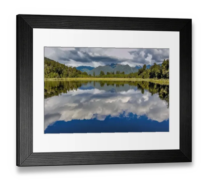 Framed Print : Lake Matheson Framed Print : Lake Matheson