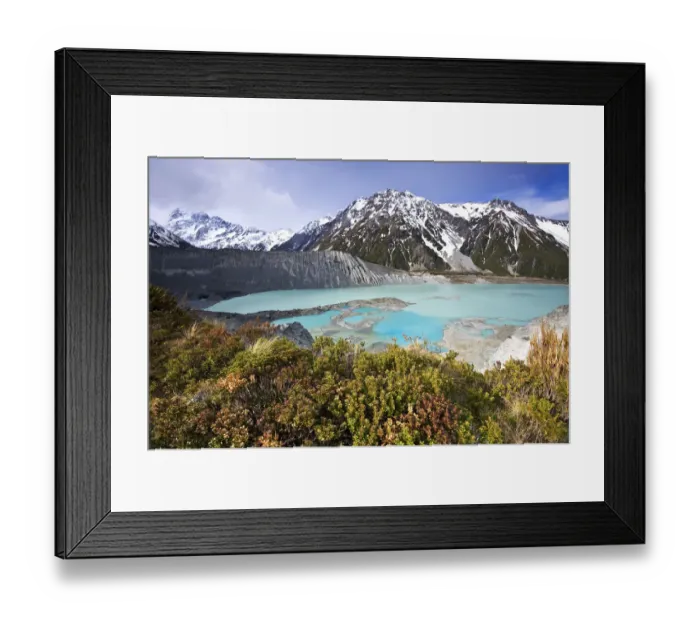 Framed Print : Mueller Glacier Framed Print : Mueller Glacier