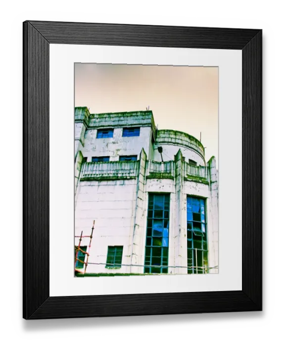 Framed Print : Deserted Art Deco building Framed Print : Deserted Art Deco building