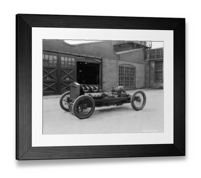Framed Print : Ford Racer