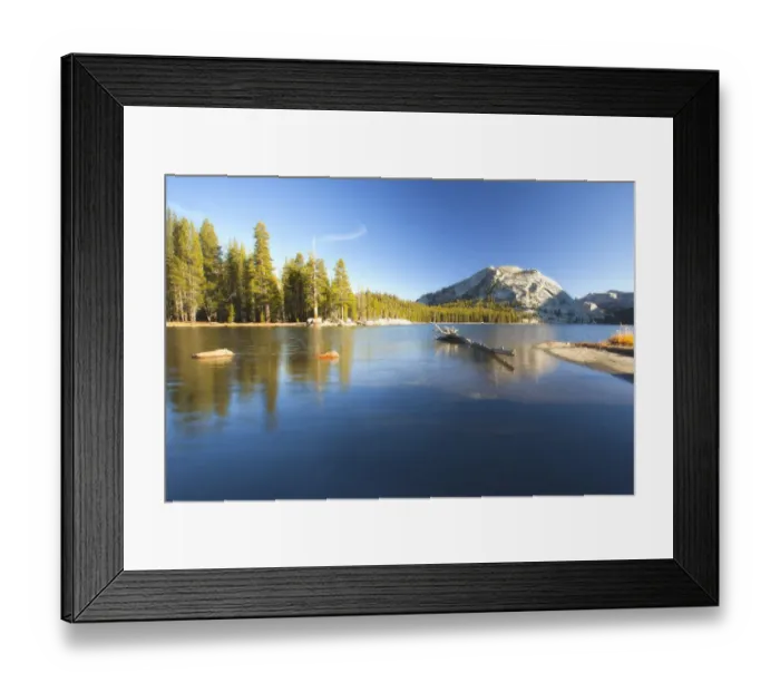Framed Print : Autumn at lake in Yosemite Framed Print : Autumn at lake in Yosemite