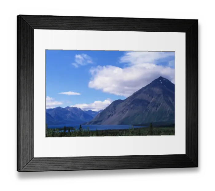 Framed Print : Kluane Lake National Park