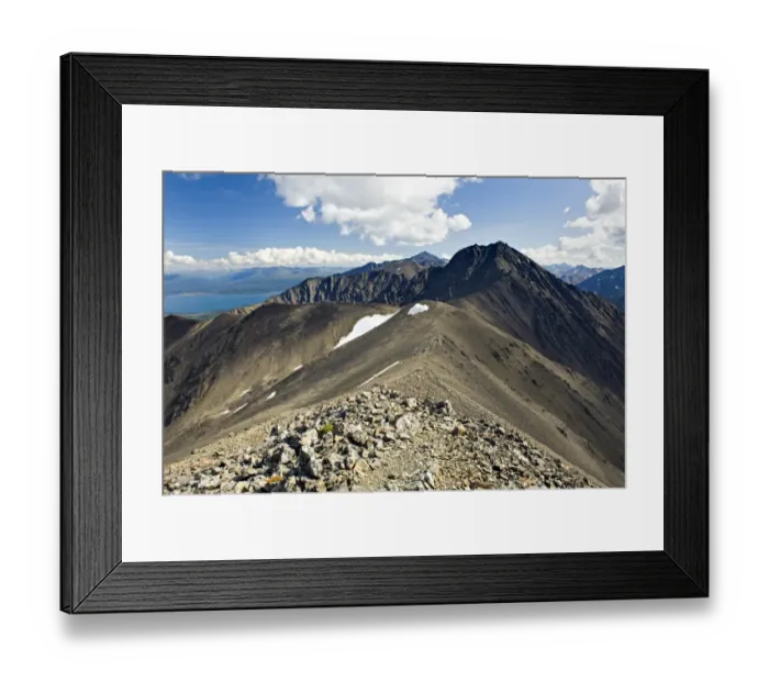 Framed Print : Summit ridge of Kings Throne Mountain, Kluane National Park, Yukon, Canada Framed Print : Summit ridge of Kings Throne Mountain, Kluane National Park, Yukon, Canada