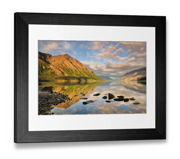 Framed Print : Kathleen Lake and Dalton Range Framed Print : Kathleen Lake and Dalton Range