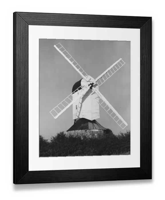 Framed Print : Defunct Windmill