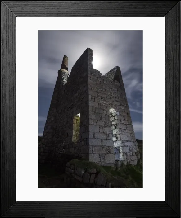 Framed Print : Crown Mines, Bottalock, Lands End, Cornwall Framed Print : Crown Mines, Bottalock, Lands End, Cornwall