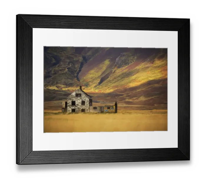 Framed Print : Abandoned house in rural Iceland, Snaefellsness Peninsula Framed Print : Abandoned house in rural Iceland, Snaefellsness Peninsula