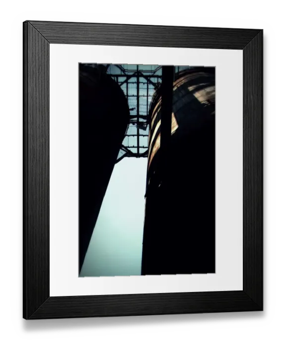 Framed Print : Abandoned industrial steel plant Framed Print : Abandoned industrial steel plant