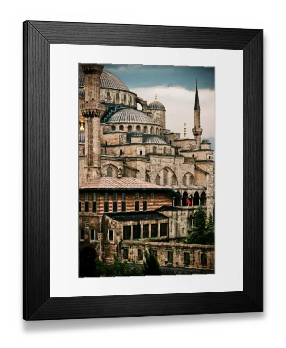 Framed Print : Turkey, Istanbul, Sultanahmet, View Of Blue Mosque Framed Print : Turkey, Istanbul, Sultanahmet, View Of Blue Mosque