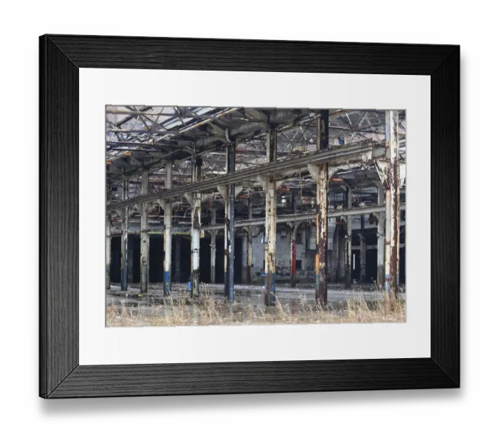 Framed Print : Abandoned rail yard Framed Print : Abandoned rail yard