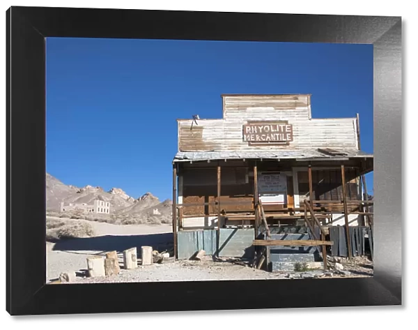 The ghost town of Rhyolite, Nevada