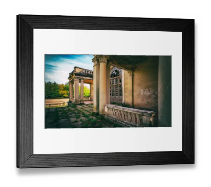 Framed Print : Abandoned train station Framed Print : Abandoned train station