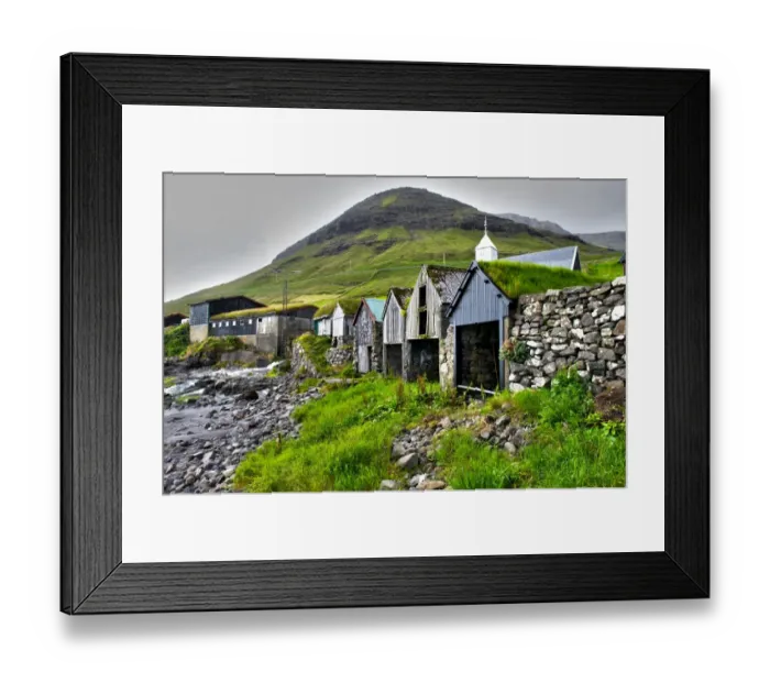 Framed Print : Derelict Buildings Framed Print : Derelict Buildings