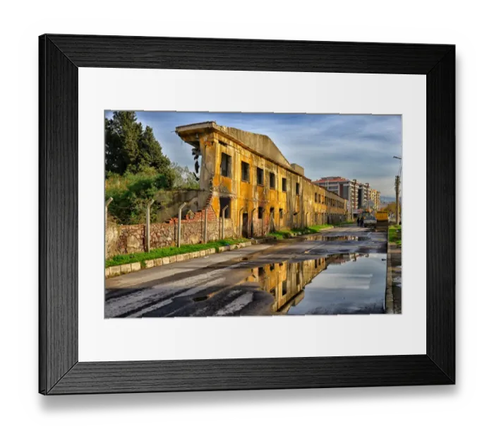 Framed Print : Aabandoned warehouse Framed Print : Aabandoned warehouse