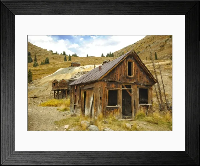 Framed Print : Derelict Buildings Framed Print : Derelict Buildings