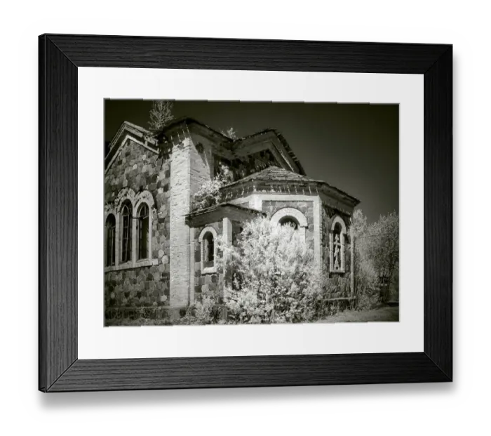 Framed Print : Derelict Buildings