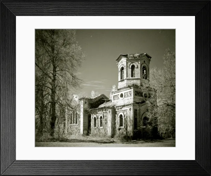 Framed Print : Estonian Abandoned Church Framed Print : Estonian Abandoned Church