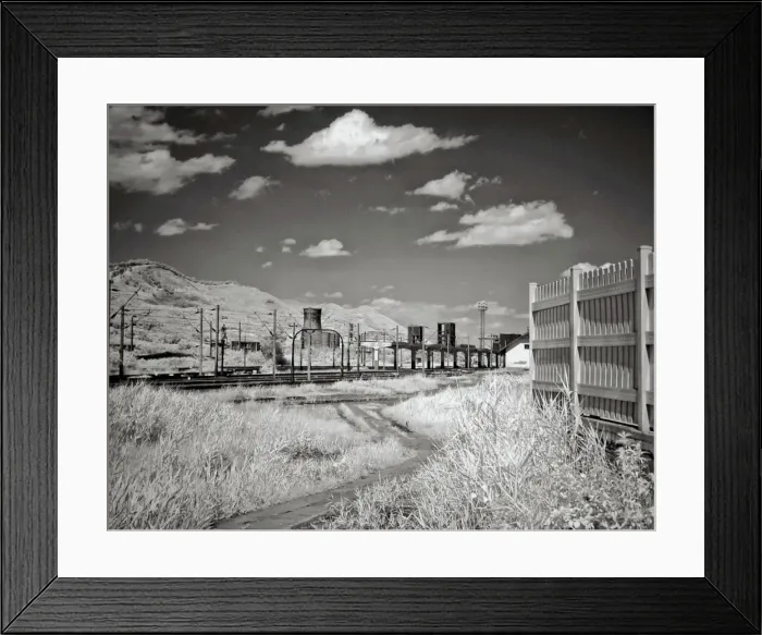 Framed Print : Derelict Buildings