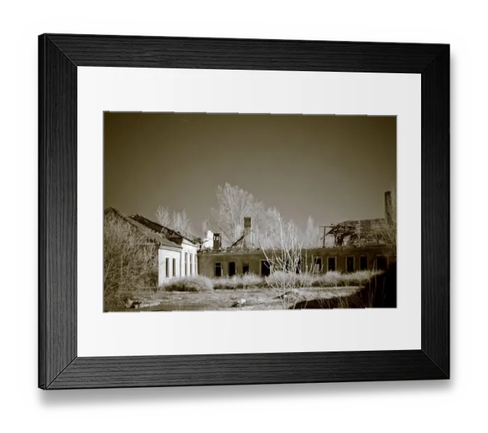 Framed Print : Derelict Buildings Framed Print : Derelict Buildings