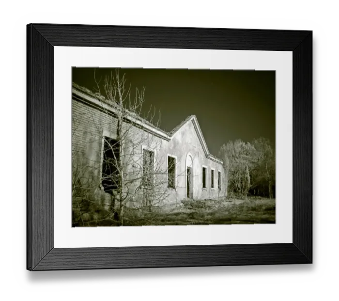Framed Print : Derelict Buildings Framed Print : Derelict Buildings