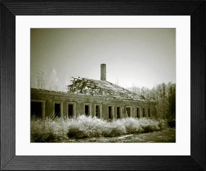 Framed Print : Derelict Buildings Framed Print : Derelict Buildings