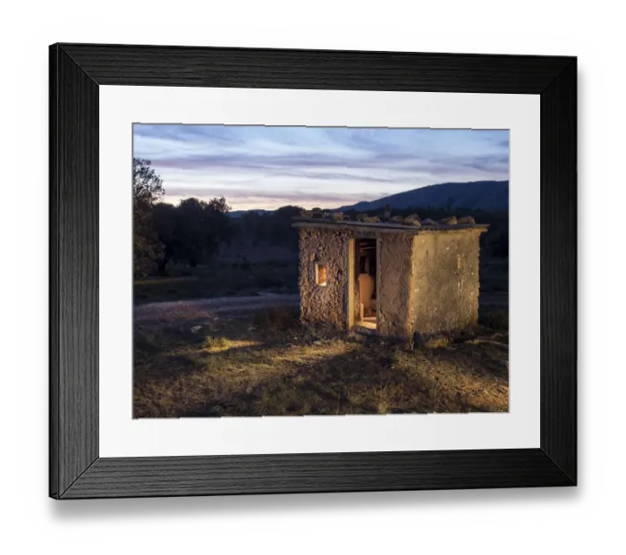 Framed Print : Shed I shelter of hunters to the late afternoon Framed Print : Shed I shelter of hunters to the late afternoon