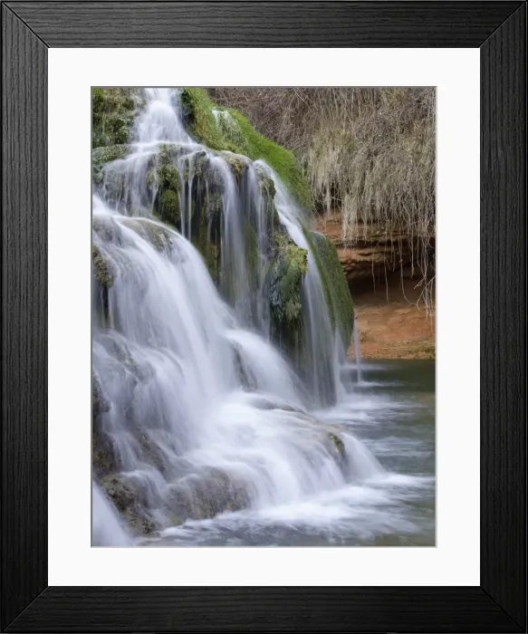 Framed Print : Close up of a waterfall Framed Print : Close up of a waterfall