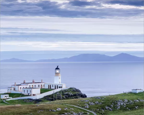 Faro with the light ignited in the Isle of Skye
