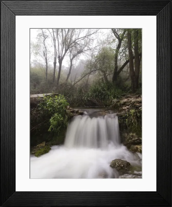 Framed Print : Cataract produced by the rupture of an old dam Framed Print : Cataract produced by the rupture of an old dam